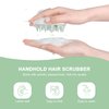 AIMIKE Scalp Massager Shampoo Brush, Scalp Scrubber w/Soft Silicone Bristles, Scalp Brush/Exfoliator for Washing Hair, Dandruff Removal & Hair Growth Stimulator, Hair Scrubber on Wet Dry Hair - Green