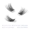 CarLary Lash Clusters, DIY Eyelash Extension, 40 Mini Glue Bonded Clusters Individual Lashes, Wispy Fluffy Reusable Artificial Natural Look for Cluster Lashes, C Curl Lashes Pack (Volume-12mm)