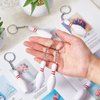 32 Pieces Bowling Pin Keychains for Kids Sport Keychain Backpack Keychains Bowling Party Favors for Team Sports Souvenir Victory Parties Gifts