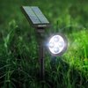 SOLVAO Solar Spot Light | Ultra Bright, Waterproof, Outdoor | Auto On/Off Function | Rechargeable LED for 4th of July, Lighting Flag Pole Lights, Landscape, Wall, Fence, Yard & Garden
