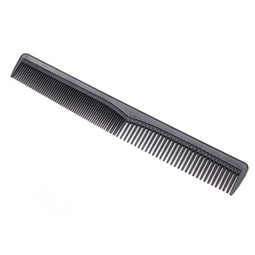 Black Fine Tooth Comb Not Breakable Carbon Fiber Anti Static Chemical And Heat Resistant Comb For All Hair Types Men Women Salon Plastic Cutting Hair Tooth Comb Barber Hairdressing Pocket