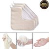 6 Pack Exfoliating Face Body Wash Cloth Towel, Soft-Weave Scrub Towel Cloth Beauty Skin Home Massage Bath Cloth for Skin Care, Shower Scrubber