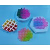 4Pack Gradient Color Series Super Stretch Sticky Waffles Mochi Squishy Toys,Goodie Bag Stuffers,Classroom Prizes,Birthday,Party Favors