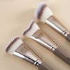 Anmor Contour Brush, Premium Contour Blush Bronzer Face Makeup Brush, Perfect For Cheek Forehead Jaw Nose Blending Deepening Contouring Polishing, Suitable For Powder Liquid Cream (Curved Contour Brush #0112-49)