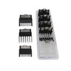 Xspeedonline 8Pcs Clipper Guards for BaBylissPRO Barberology FX890/FX870/FX825/FX673 Clippers - From 1/16-3/4 inch Snap on Comb Set for Babyliss Clippers