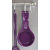 Reston Lloyd Rest Plastic Counter Stove Top Utensil Holder for Spoons, Ladle, Tong, Space-Saving Hanging Hole on Handle, Plum