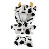 niannyyhouse 6in/15cm Plush Doll Clothes Coat + Shorts 2-Piece Set Cow Clothes Black and White Sweater Pajamas (15cm)