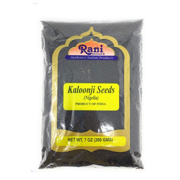 Rani Kalonji (Black Seed, Nigella Sativa, Black Cumin) Seeds 7oz (200g) ~ All Natural | Gluten Friendly | NON-GMO | Vegan | Indian Origin