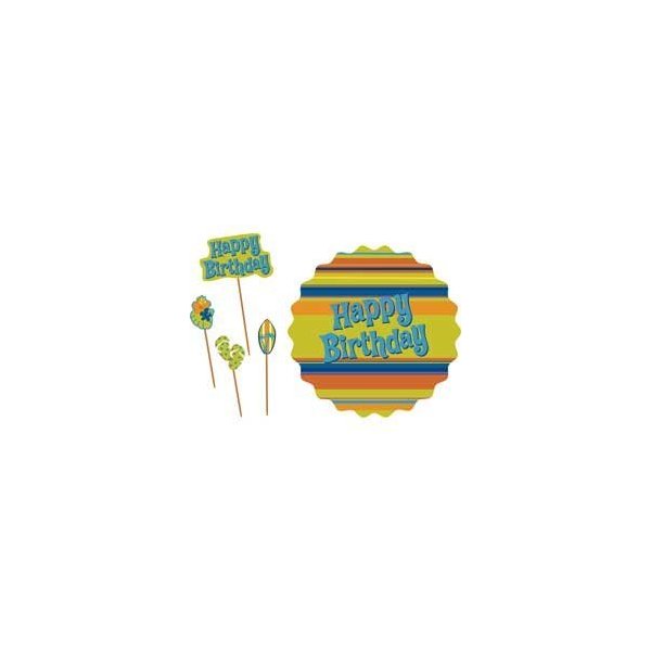 Birthday Pool Party Decorations - Cake Decorations for Pool Party