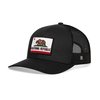 HAKA California Flag Hat – California Republic Trucker Hat CA Baseball Cap Snapback Black