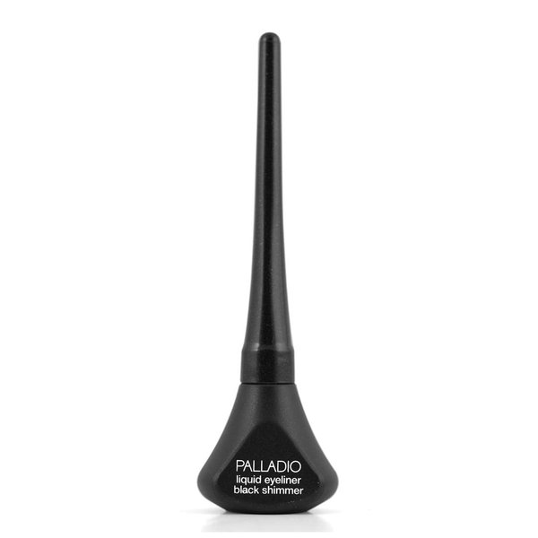 Palladio Liquid Eyeliner, Highly Pigmented And Waterproof Eyeliner, For Intense Eye Definition, Smear-Proof Eyeliner Liquid, Includes Easy Grip Wand And Felt Tip Eyeliner Applicator, Black Shimmer