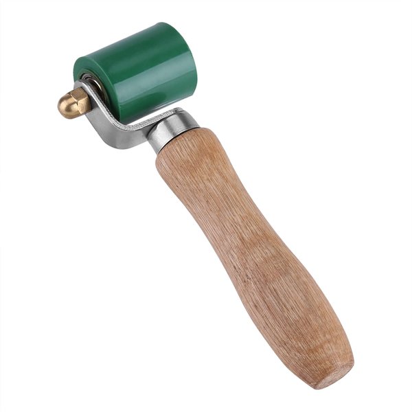 Mumusuki Silicon Seam Hand Pressure Roller, 40mm Professional Wallpaper Roller Rubber Seam Roller High Heat Silicone Roller for PVC/TPO/EPDM Single Ply Roofing and Tape