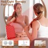 SUXIO Red Light Therapy lamp - 165 LED Red Light Therapy Panel for Face & Body, Portable Deep 660nm - 850nm Near Infrared Light Therapy Device with Eye-Patch, White