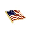 PinMart's Proudly MADE IN USA American Flag Jewelry Quality Gold Enamel Lapel Pin