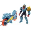 Masters of the Universe He-Man and The Action Figure + Vehicle Based on Animated Series, Articulated Battle Characters, Gift for 4 Years and Older