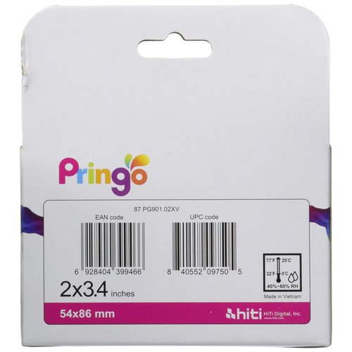 HiTi Pringo P231 Pocket Printer Photo Paper and Ribbon 30 Prints Pack