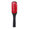 Wismee Boar Bristle Double Sided Brush Comb Clamp Anti-static Hair Straightener Tool Comb Hair Splint Comb Hairdressing Plywood Straightening Styling Brush (Red)