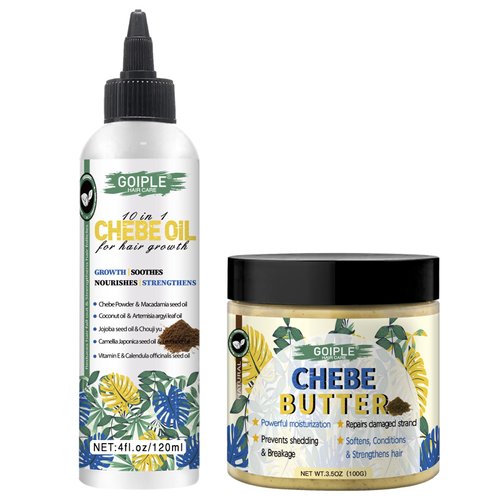 Chebe Oil For Hair Growth Chebe Hair Butter Grease For Hair Men, Women, Chebe Hair Oil Butter for Hair Thickening, Chebe Hair Growth Butter Deep Moisturization Chebe Hair Growth Oil for All Hair Types