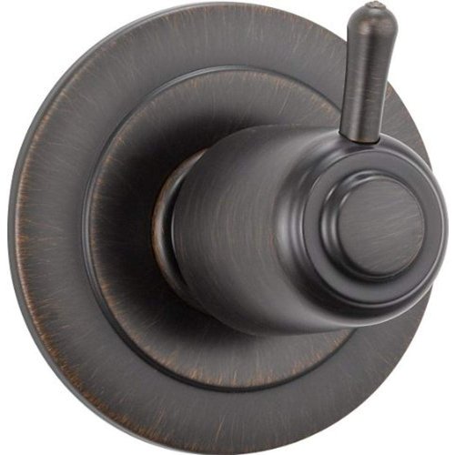 Delta Faucet 3-Setting Shower Handle Diverter Trim Kit, Diverter Valve Trim Kit Oil Rubbed Bronze, 3 Way Shower Diverter, Delta Diverter Trim, Venetian Bronze T11800-RB (Valve Not Included)