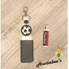 Soccer Hand Sanitizer Holder And/Or Lip Balm Holder