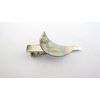 Generic Pink purple gray green moon shaped shell alligator hair clip