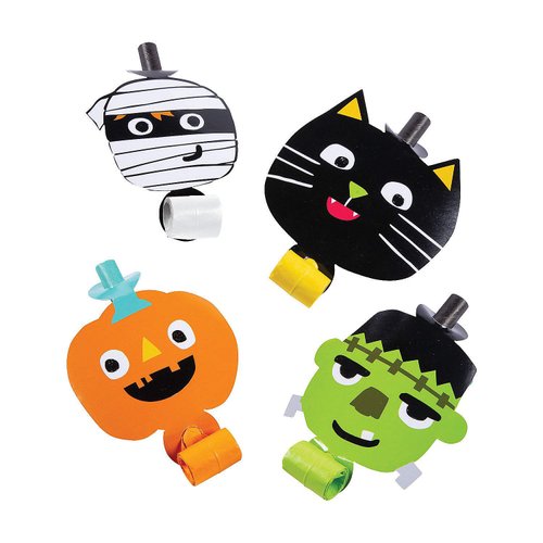 Ghoul Gang Party Blowouts for Halloween - Party Supplies - Favors - Misc Favors - Halloween - 12 Pieces
