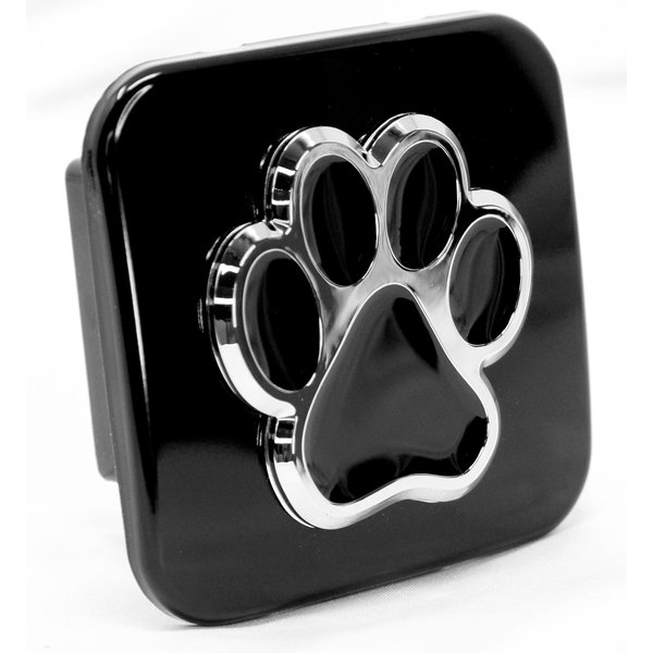Bear Dog Paw Foot Hitch Cover Tube Plug Insert Fits 2" Receivers