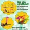 120 Pieces Bean Sprout Hair Clips,Funny Plant Hairpins,Mixed Style Flower Butterfly Mushroom Little Grass Barrette Hair Accessories for Women,Girls,Kids,Party