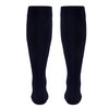 Truform Travel Compression Socks for Men and Women, 15-20 Knee High Over Calf Length, Navy, Small
