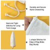 SumDirect 20Pcs Cotton Muslin Bags,White Lightweight Gift Bags Breathable Pouches with Drawstring Reusable Packing Storage Bags for Wedding, Party, Birthday (8x10inch)