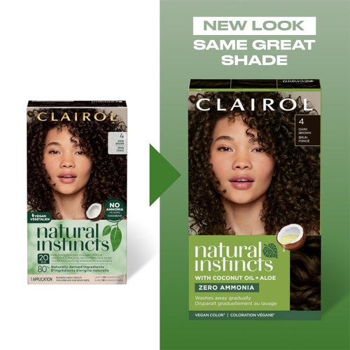 Clairol Natural Instincts Demi-Permanent Hair Dye, 8A Medium Cool Blonde Hair Color, Pack of 3