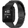 TenCloud Bands Compatible with Garmin Forerunner 35 30 Smartwatch Solid Stainless Steel Wristband Link Metal Watch Band for Forerunner 35 Smart Watch (Black)