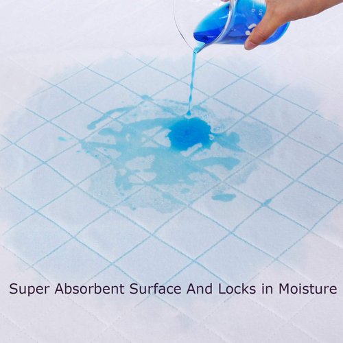 Waterproof Crib Mattress Protector 27" x 38", Non-Slip & Durable Wateproof Crib Mattress Pad Mat for Baby Pack n Play/Crib/Mini Crib