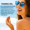 Carroten Intensive Tanning Gel SPF0 - Exceptional, Rich, and Instant Tanning Result - with Sesame Oil and Calendula Extract - Pack of 2-5 oz