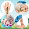 10 Sheets Soccer Tattoos Temporary,Football Fake Tattoos Designs, Waterproof Body Art Stickers, Sport Theme Fan Games Event Tattoo Decorations,Soccer Party School Reward Prizes Supplies