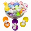 Claw Machine Prizes Toys Refill for Kids, 3 Surprise Eggs Mochi Squishy, 16pcs Animal Squishies Mini Kawaii Cat Stress Relief Party Favors Classroom Prize, Goodie Bag Stuffers, Easter Pinata Fillers