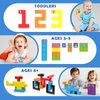 Magnetic Blocks Magworld Building Toys, STEM Educational Montessori Sensory Learning Toddlers Toys for 3 4 5 Year Old Boys Girls, Number Games 1-10, Birthday Gifts for 3-5 4-8 Year Old Kids