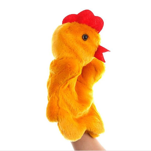 Hand Puppets Chicken Plush Hen Animal Toys for Imaginative Pretend Play Storytelling Gifts for Kids