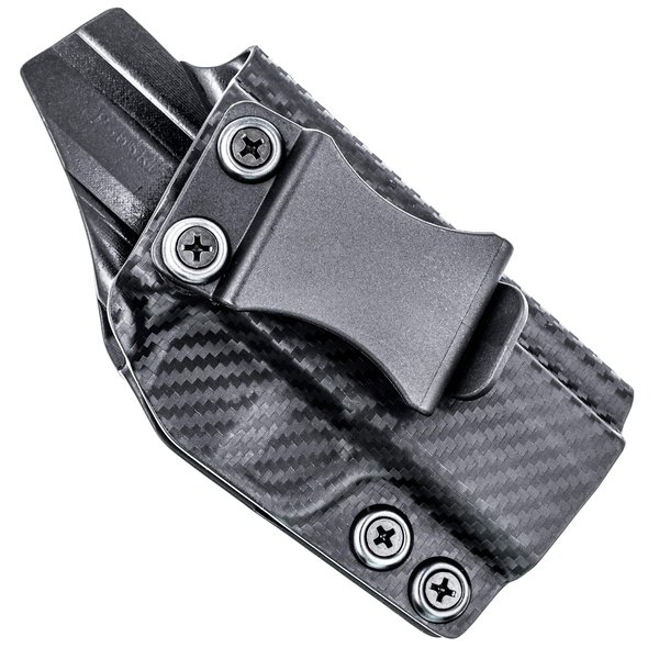 Rounded by Concealment Express IWB KYDEX Holster fits Kimber Micro 9 | Right | Carbon Fiber Black
