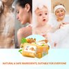 3 PCS Turmeric Soap Bar, Natural Bar Soap for Face & Body, Handmade Tumeric Soap with Coconut Oil, Cleanse Skin, Moisturizing & Soothing Gentle Cleanser Soap for All Skin Types