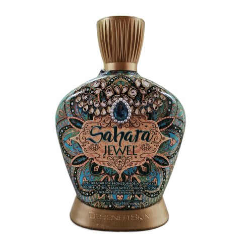 Australian Gold Designer Skin SAHARA JEWEL Spectacular 30x Bronzer Tanning Lotion - 13.5 oz, Green