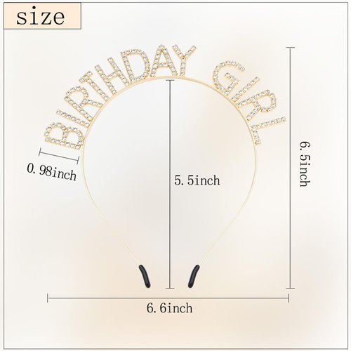 Birthday Girl, Birthday Crown, Birthday Headband, Birthday Tiara for Women, Birthday Girl Headband, Birthday Girl Crown, Birthday Crown Adult Woman, Happy Birthday Headband Decoration Princess Crown