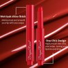 MYUANGO Moisturizing Lipstick, 0.09 OZ, Creamy Matte, 12hr Hydration, Buildable Lip Color, Lightweight Formula, Non-Sticky High Shine Finish, 12 Shades (10, TRAVVEL SIZE)