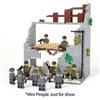 MOOXI WW2 Military War Building Block Set(671PCS). Military Building Block Set Can Freely Build Battle Scenes.
