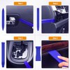 GOOACC GRC-90 Set 8PCS Auto Trim Scratch Removal Tool Car Audio Dash Panel Window Molding Fastener Remover Tool Kit-Blue