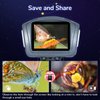 LINKMICRO LM012 Microscope for Kids Beginner, 300X 2'' LCD Pocket Microscope Kids Toy STEM Science Kit, Gift for Boys Girls, Photos and Videos, Prepared Slides, 8GB SD Card