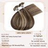 Hetto U Tip Hair Extensions Real Human Hair Keratin Utip Hair Extensions Fusion Remy Hair U Tip Extensions Silky Straight 20 Inch 50g 50 Strands