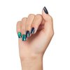 KISS imPRESS No Glue Mani Press-On Nails, Color FX, Better Things', Dark Green, Short Size, Squoval Shape, Includes 30 Nails, Prep Pad, Instructions Sheet, 1 Manicure Stick, 1 Mini File