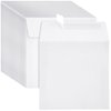 Best Paper Greetings 50 Pack Square Envelopes, 5.5 x 5.5, for Greeting Cards, Wedding Invitations, Self Adhesive Peel-Off-and-Stick (White)