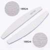 Nail Files for Acrylic Nails 100/180 Grit，25 Pieces Double Sided Emery Boards Limas Profesional Manicure Buffer Nails File